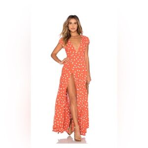 Tularosa Sid Wrap Maxi Dress